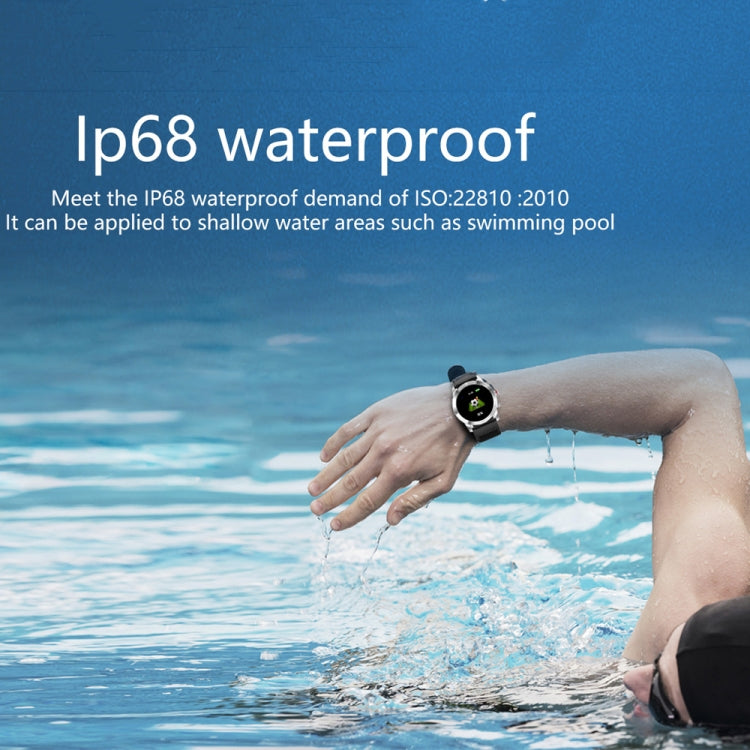 DTNO.1 S10 1.3 inches TFT Color Screen Smart Bracelet IP68 Waterproof, Steel Watchband, Support Call Reminder /Heart Rate Monitoring /Sleep Monitoring /Multi-sport Mode